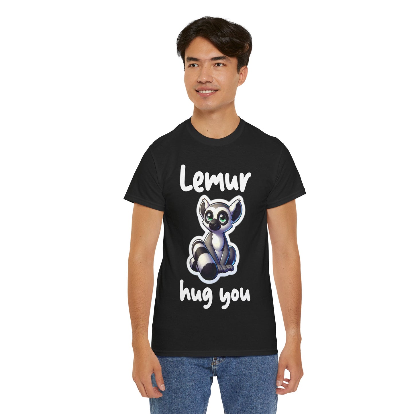 Lemur Hug You Unisex Heavy Cotton Tee