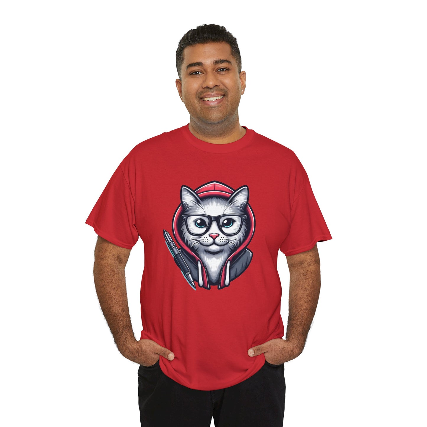 Miau back to school Unisex Heavy Cotton Tee
