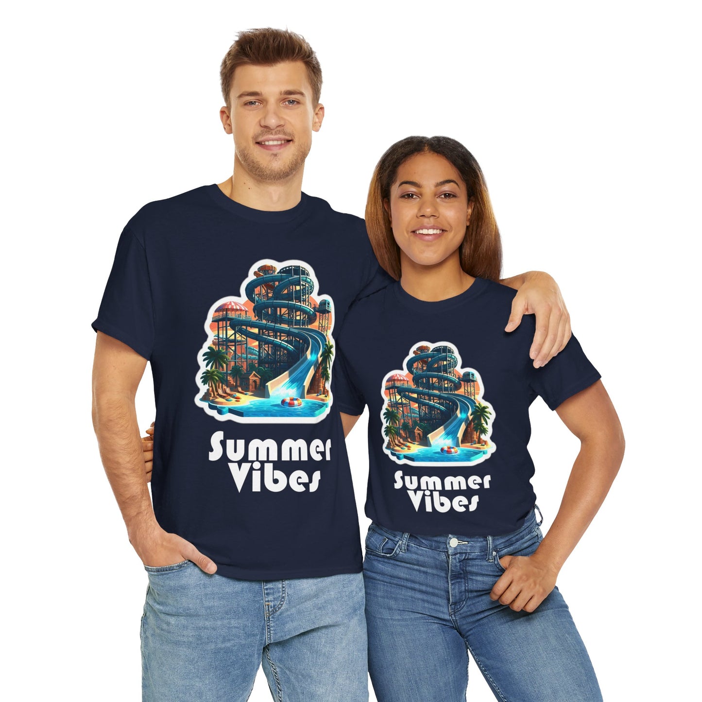 Summer Vibes Unisex Heavy Cotton Tee