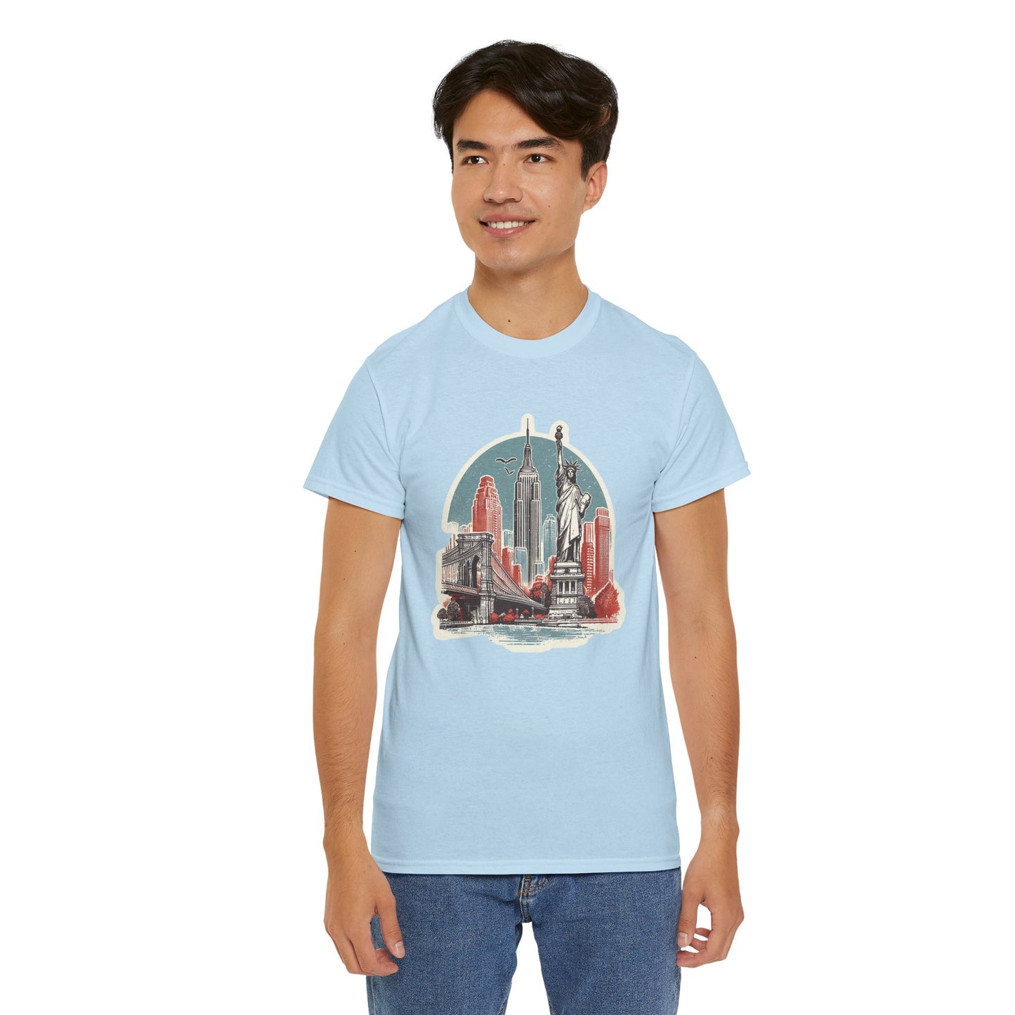 Statue of Liberty Unisex Heavy Cotton Tee