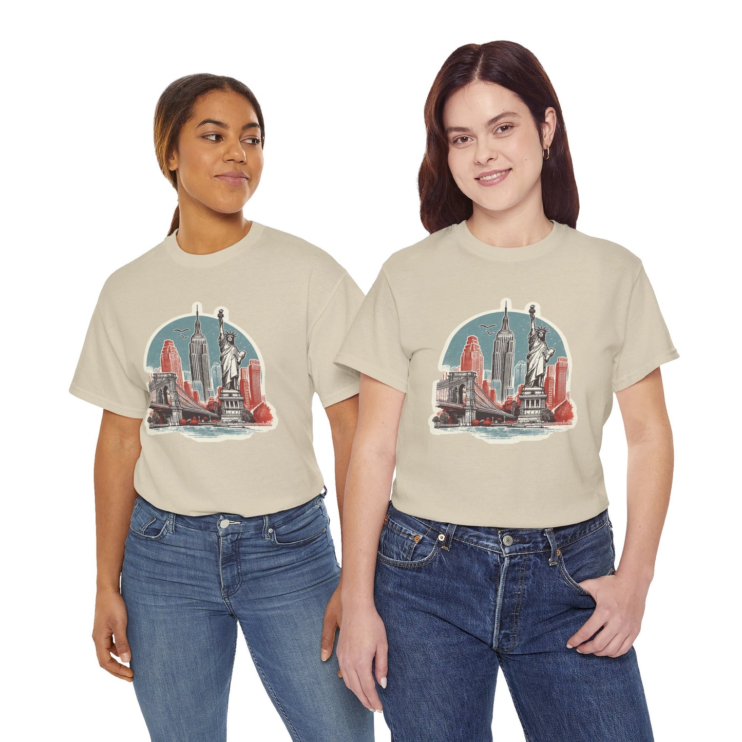 Statue of Liberty Unisex Heavy Cotton Tee