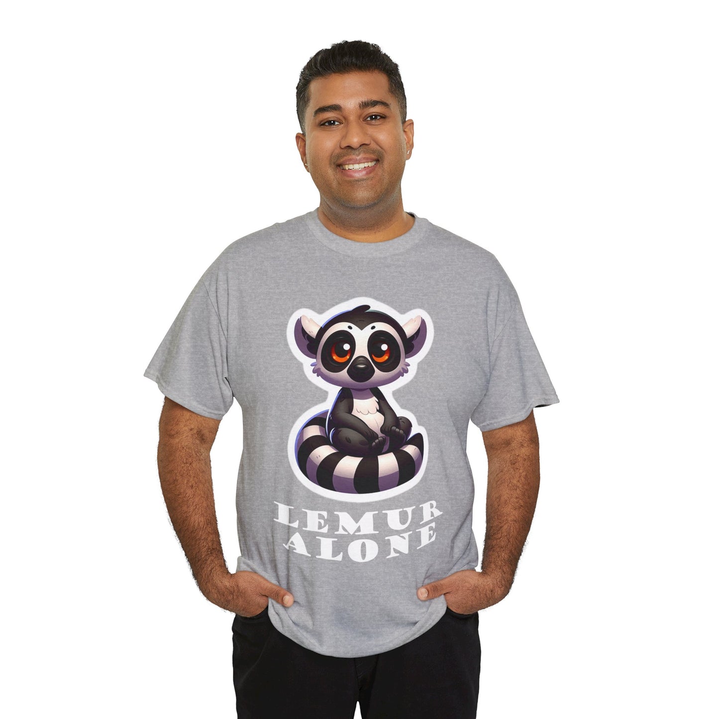 Lemur Alone Unisex Heavy Cotton Tee