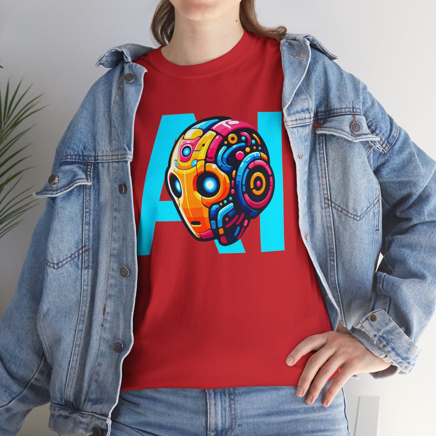 Artificial Intelligence Unisex Heavy Cotton Tee