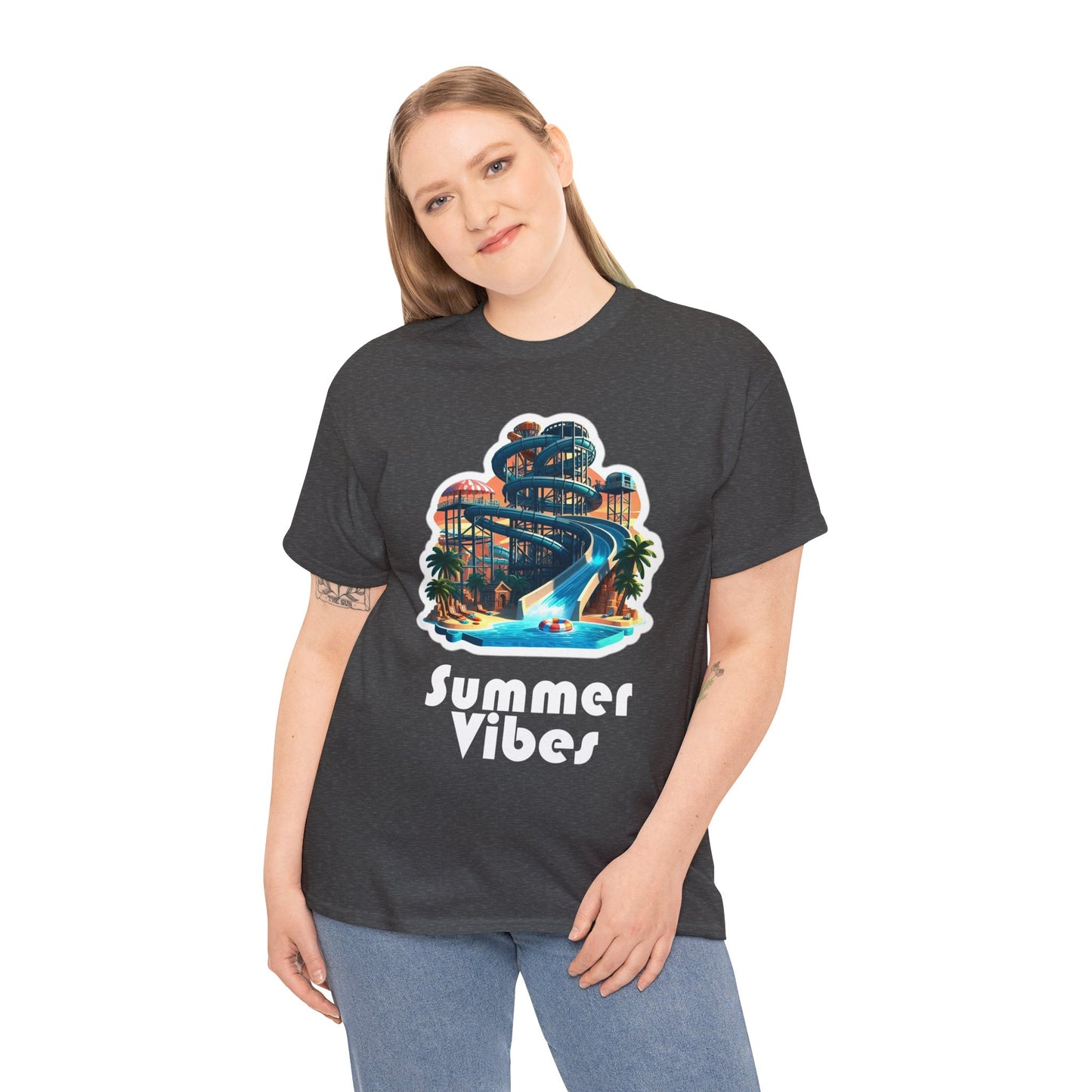 Summer Vibes Unisex Heavy Cotton Tee