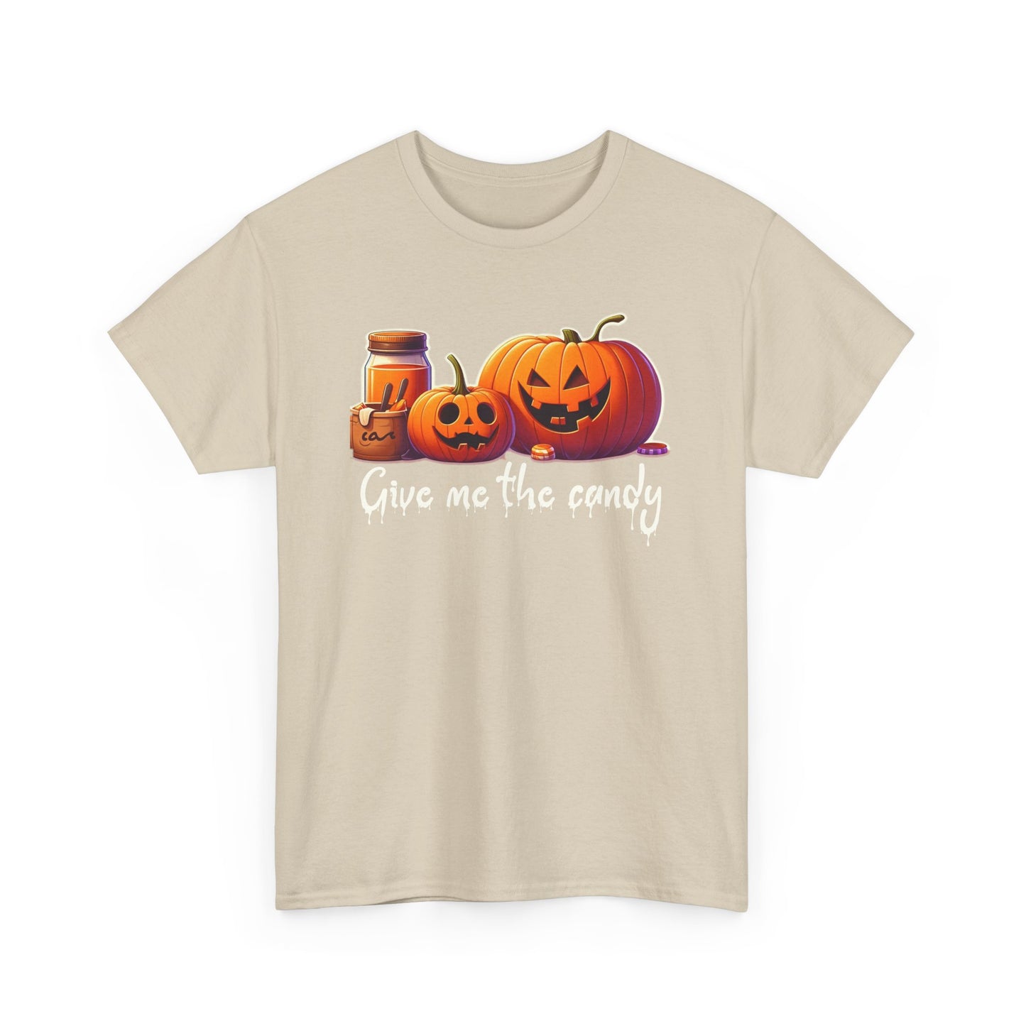 Give me the Candy Halloween Unisex Heavy Cotton Tee