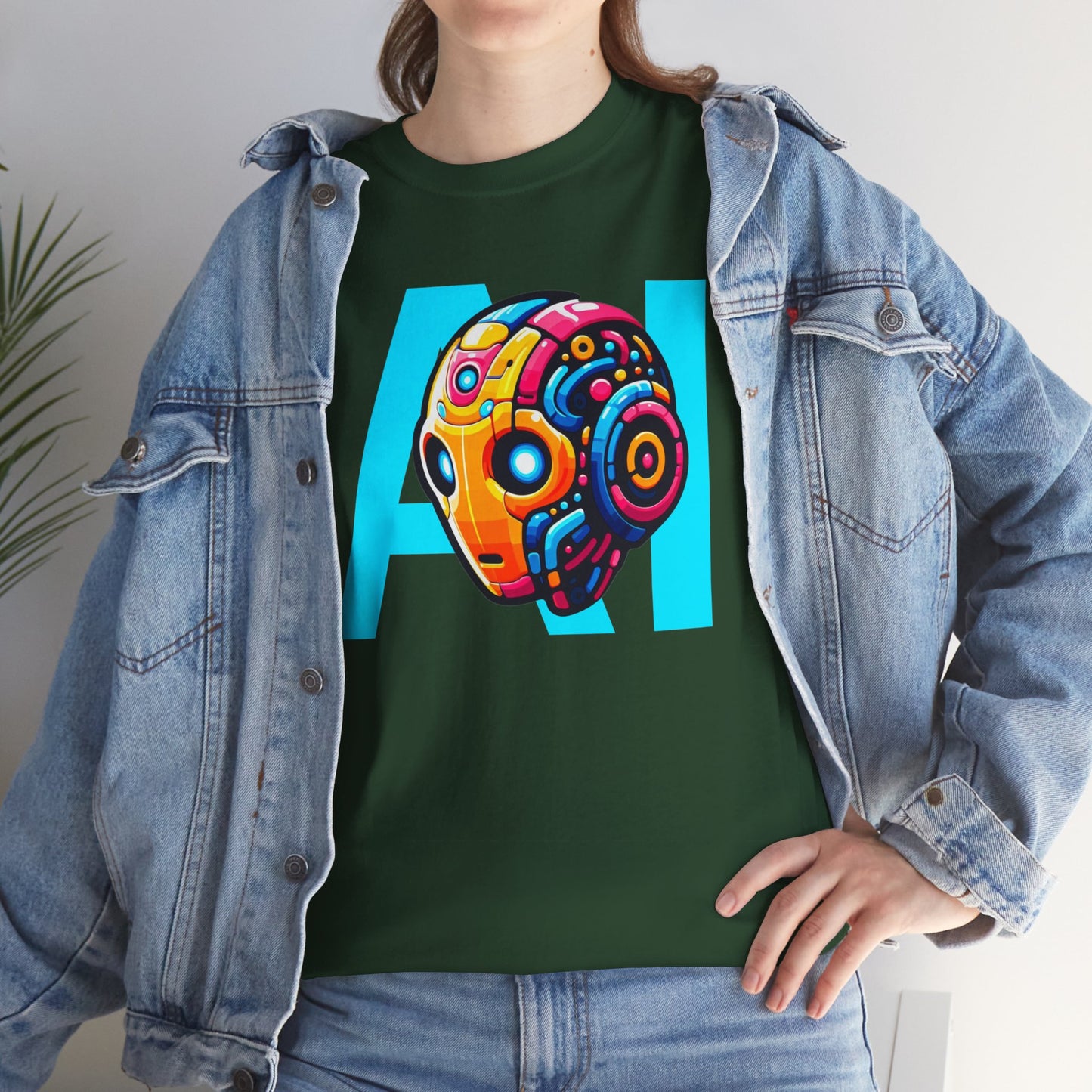 Artificial Intelligence Unisex Heavy Cotton Tee