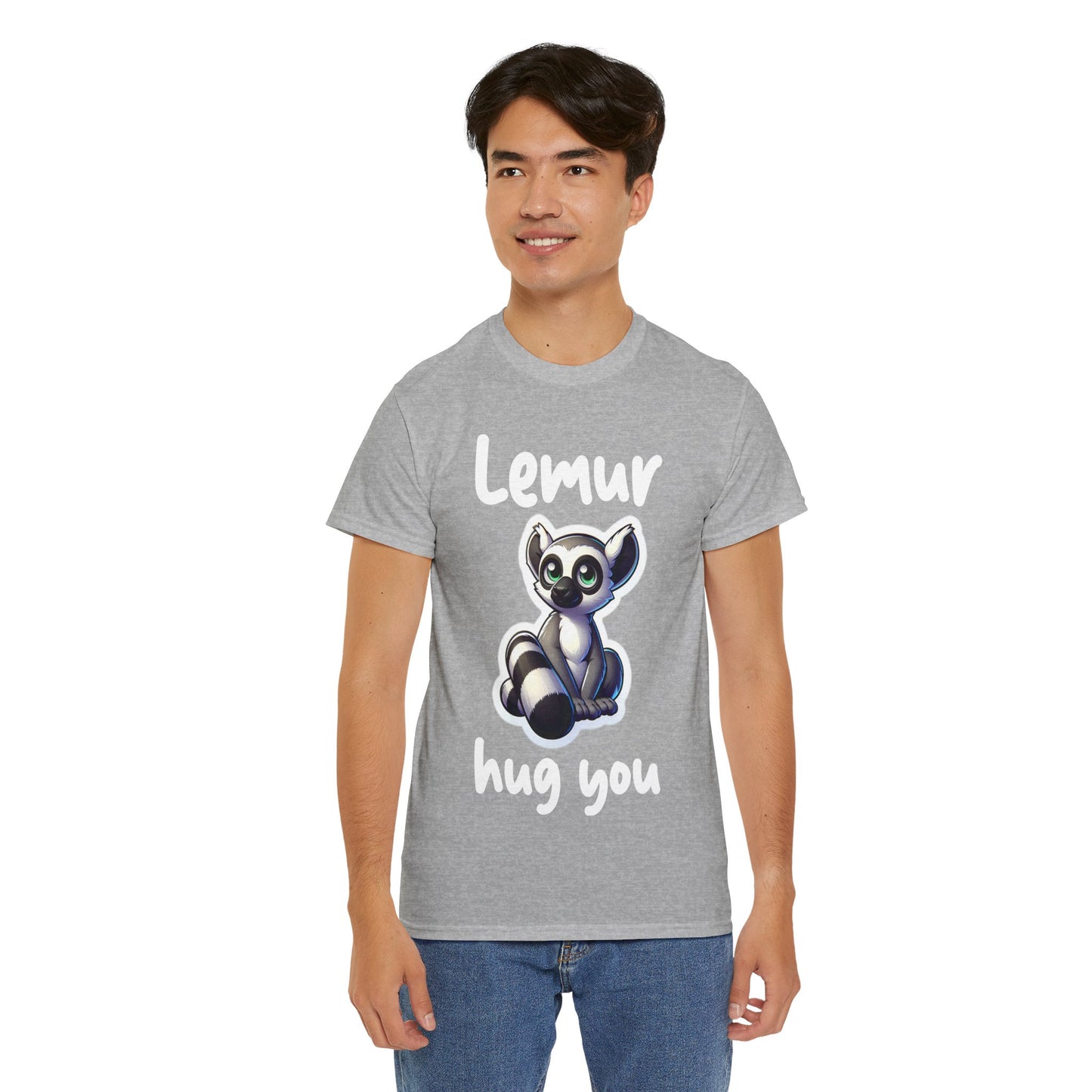 Lemur Hug You Unisex Heavy Cotton Tee