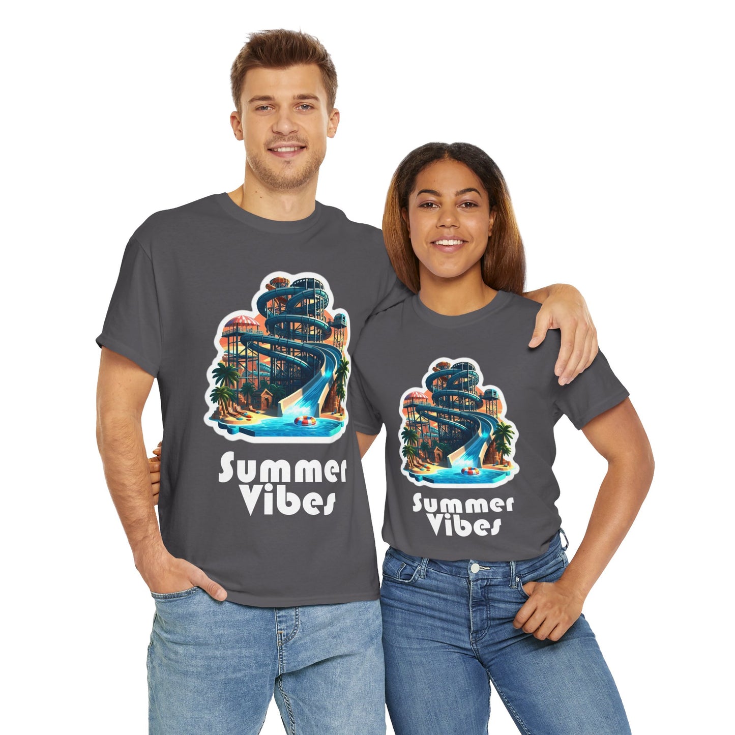 Summer Vibes Unisex Heavy Cotton Tee