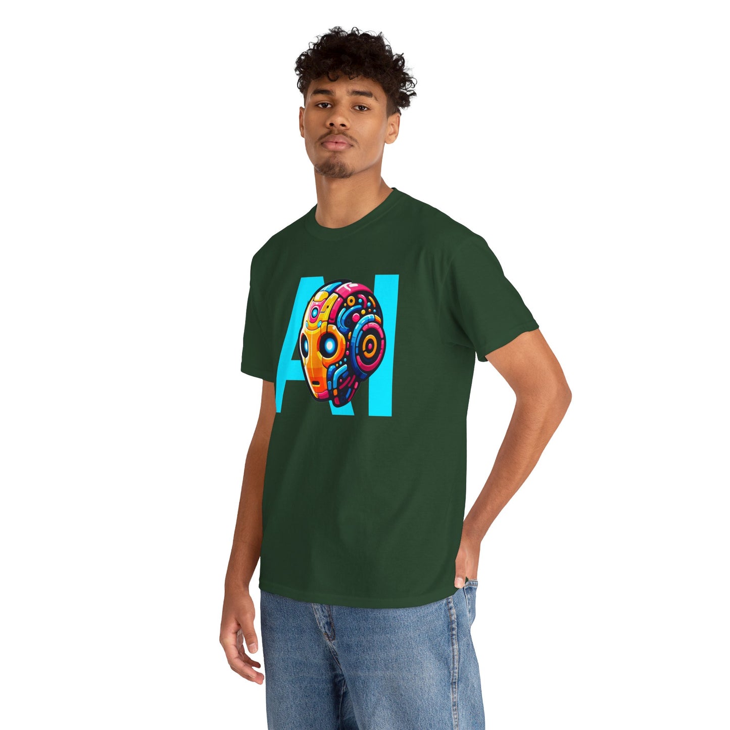 Artificial Intelligence Unisex Heavy Cotton Tee