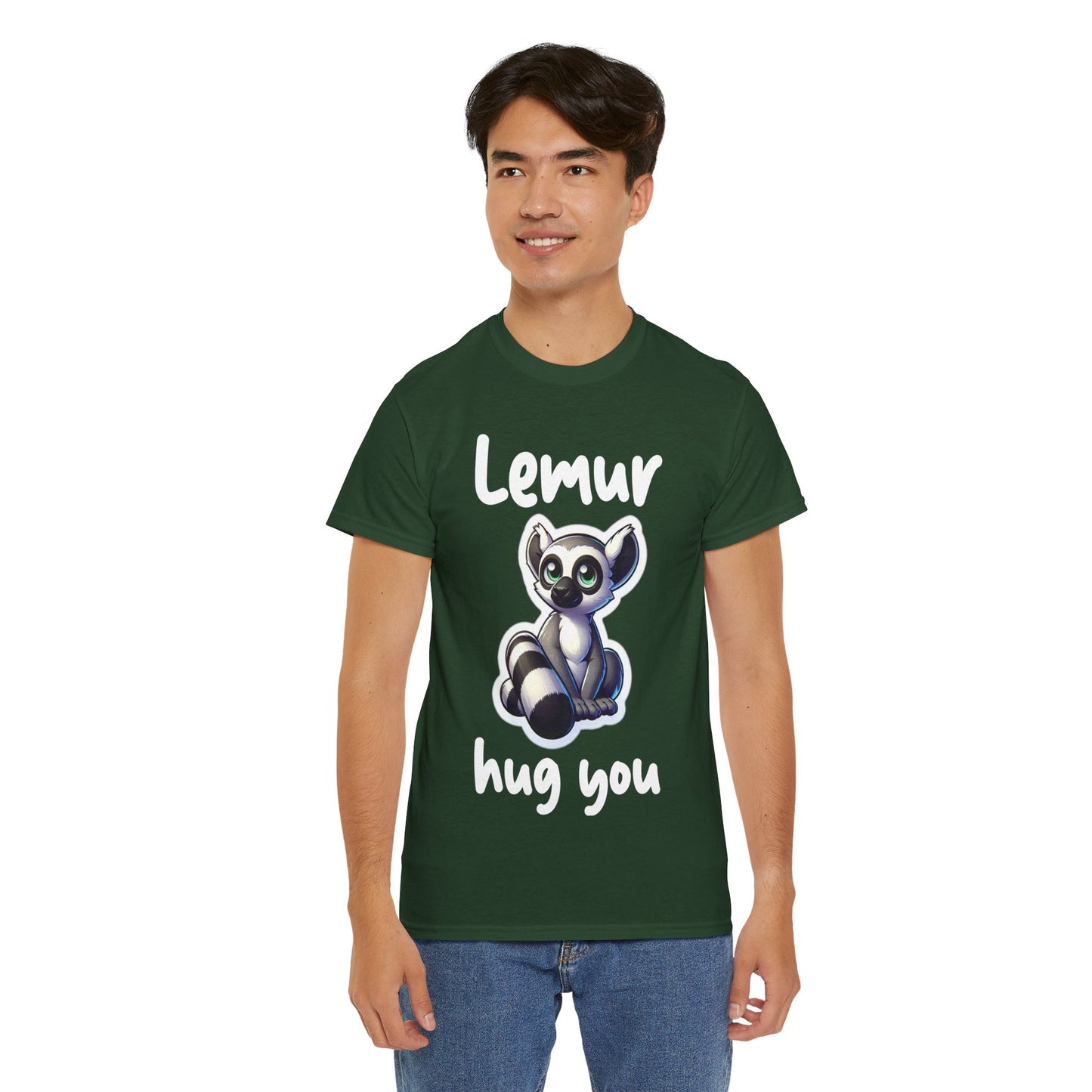 Lemur Hug You Unisex Heavy Cotton Tee