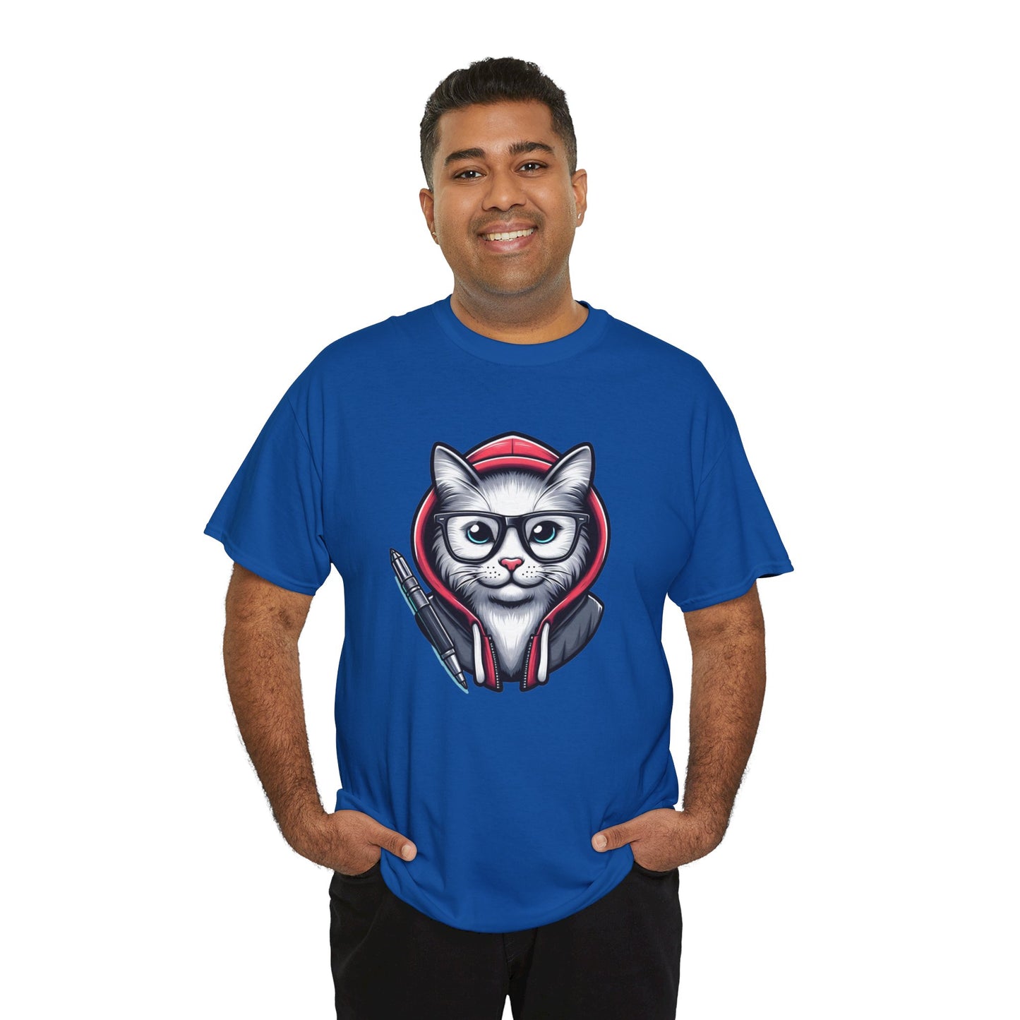Miau back to school Unisex Heavy Cotton Tee