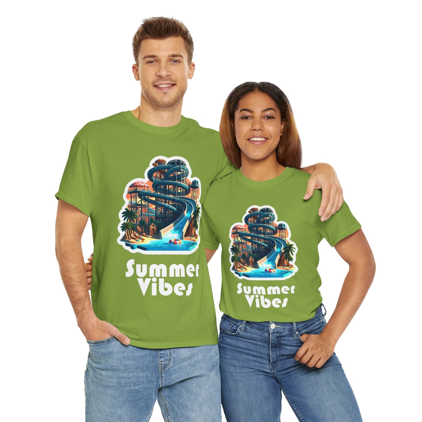 Summer Vibes Unisex Heavy Cotton Tee
