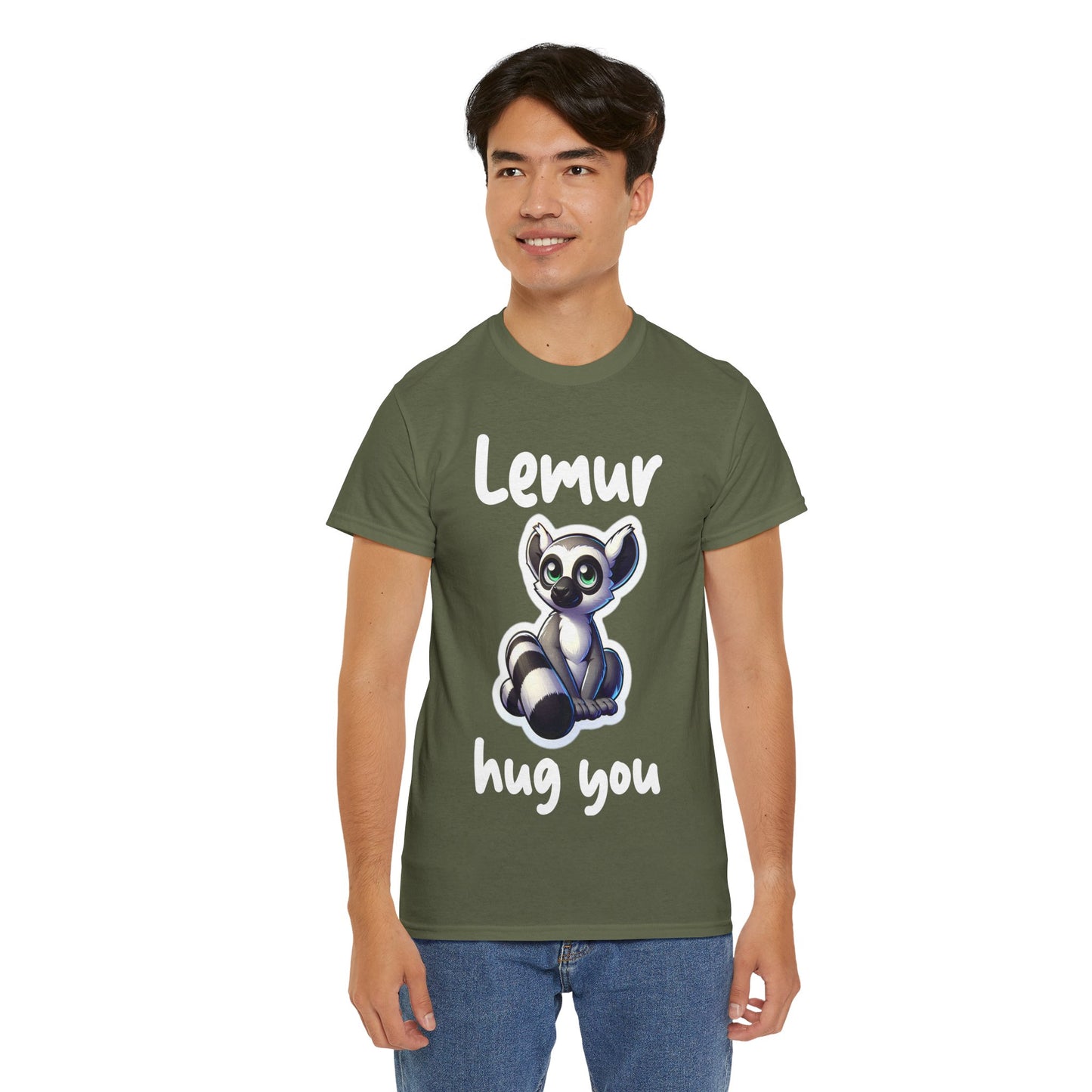 Lemur Hug You Unisex Heavy Cotton Tee