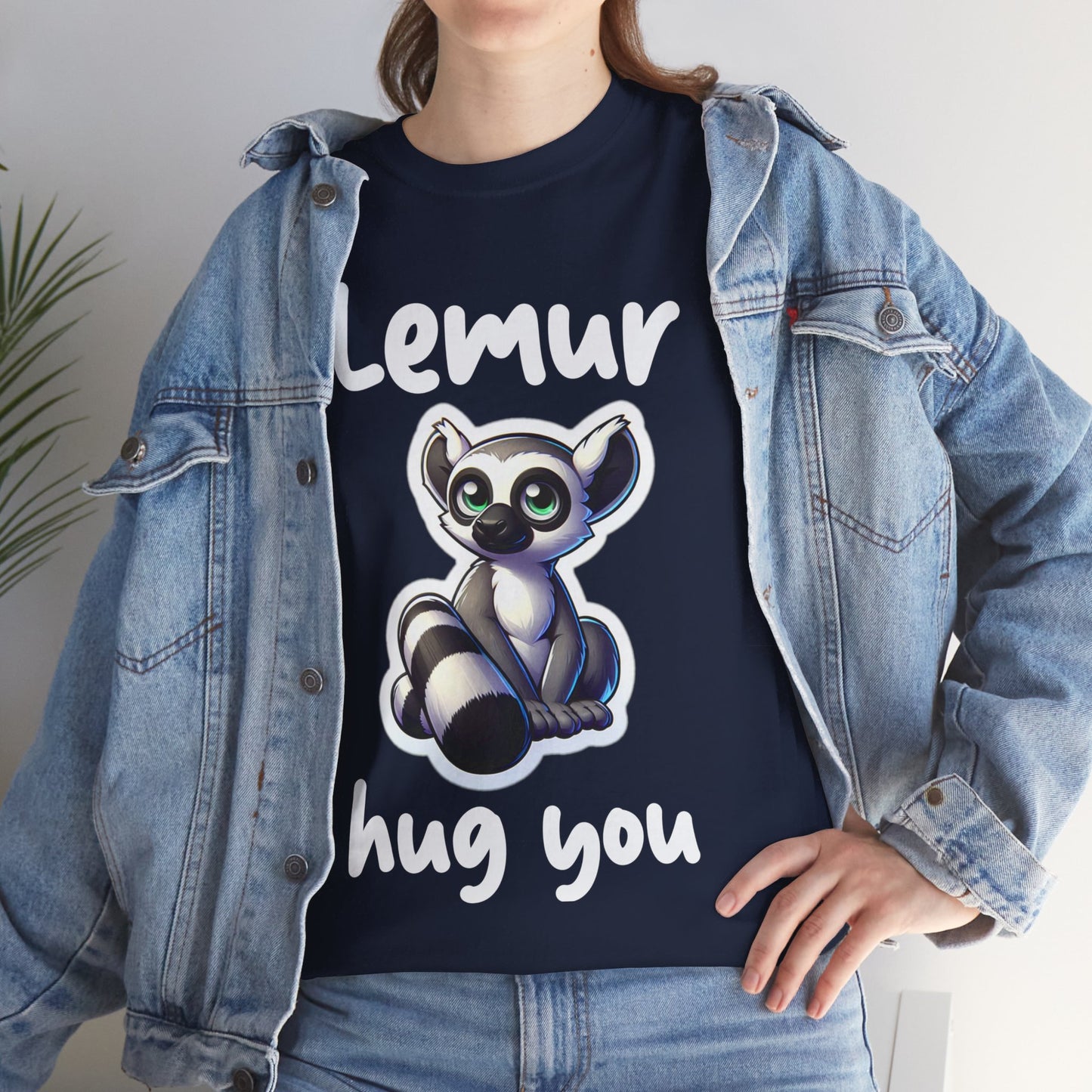 Lemur Hug You Unisex Heavy Cotton Tee