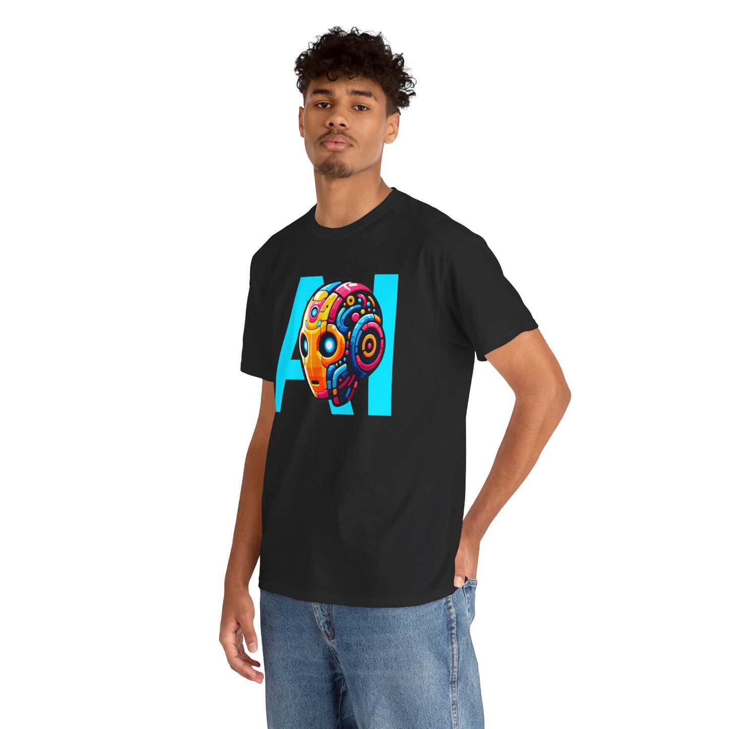 Artificial Intelligence Unisex Heavy Cotton Tee