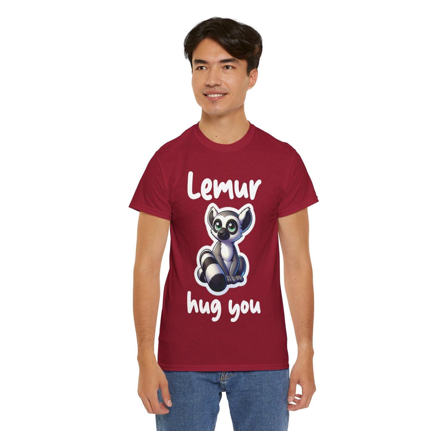 Lemur Hug You Unisex Heavy Cotton Tee