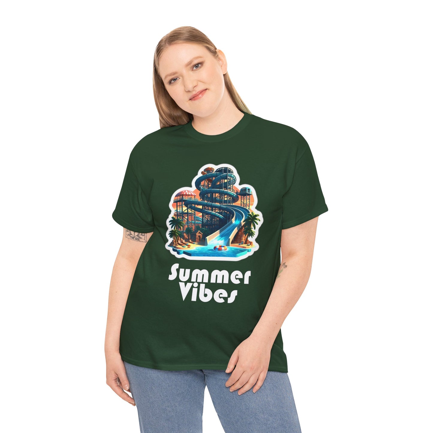 Summer Vibes Unisex Heavy Cotton Tee