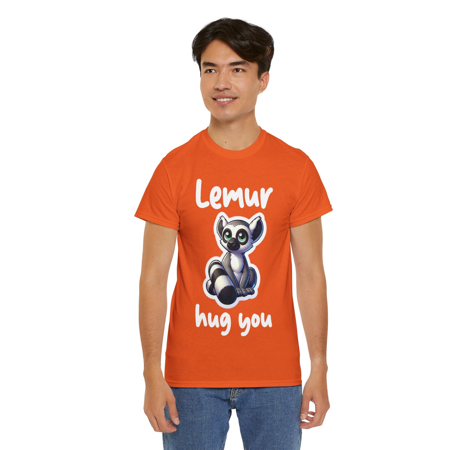 Lemur Hug You Unisex Heavy Cotton Tee