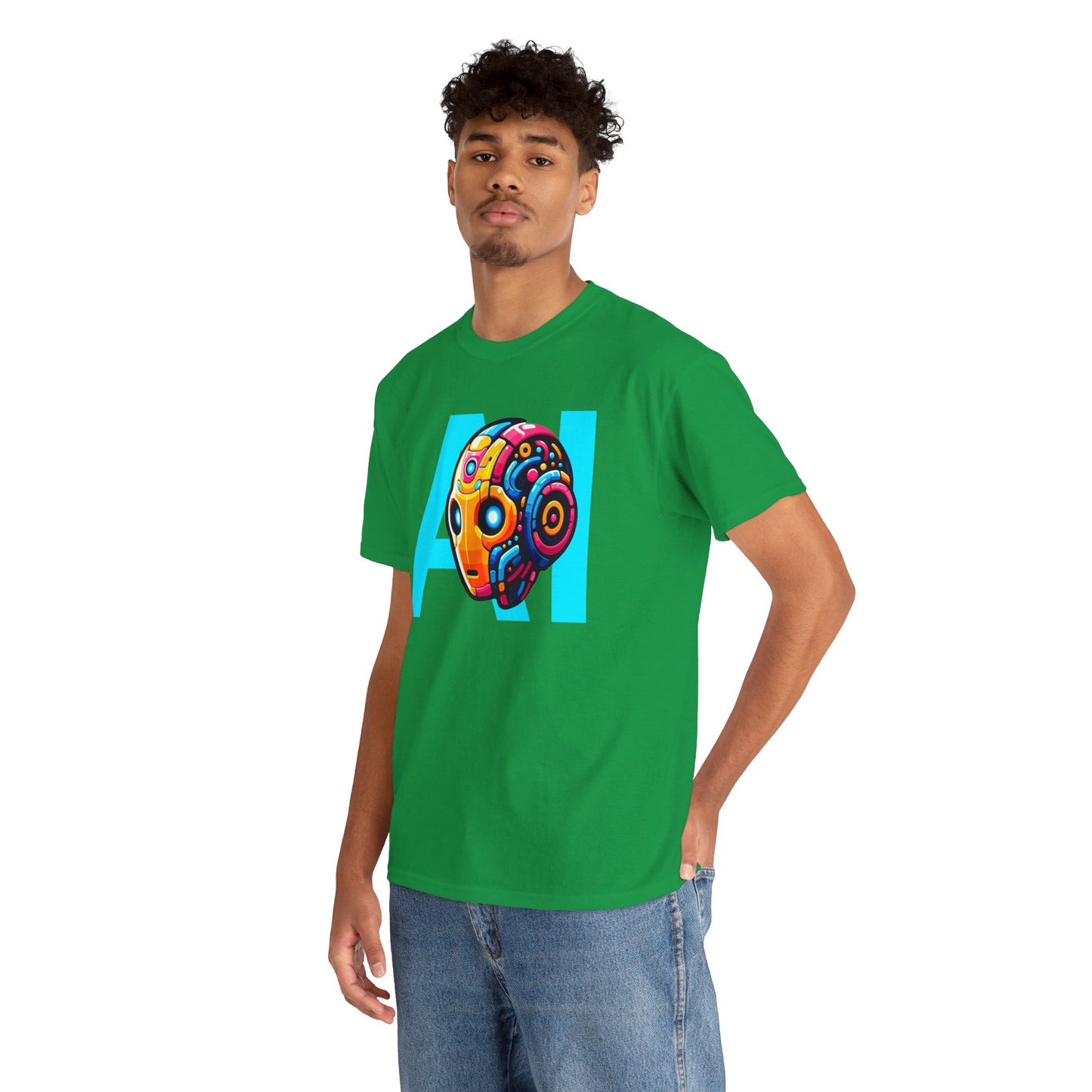 Artificial Intelligence Unisex Heavy Cotton Tee