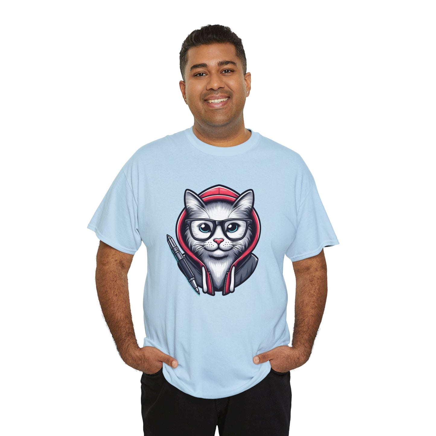 Miau back to school Unisex Heavy Cotton Tee