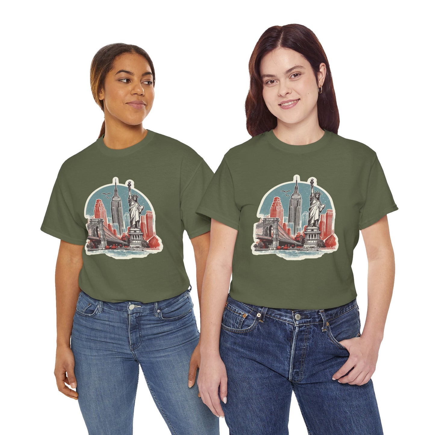 Statue of Liberty Unisex Heavy Cotton Tee