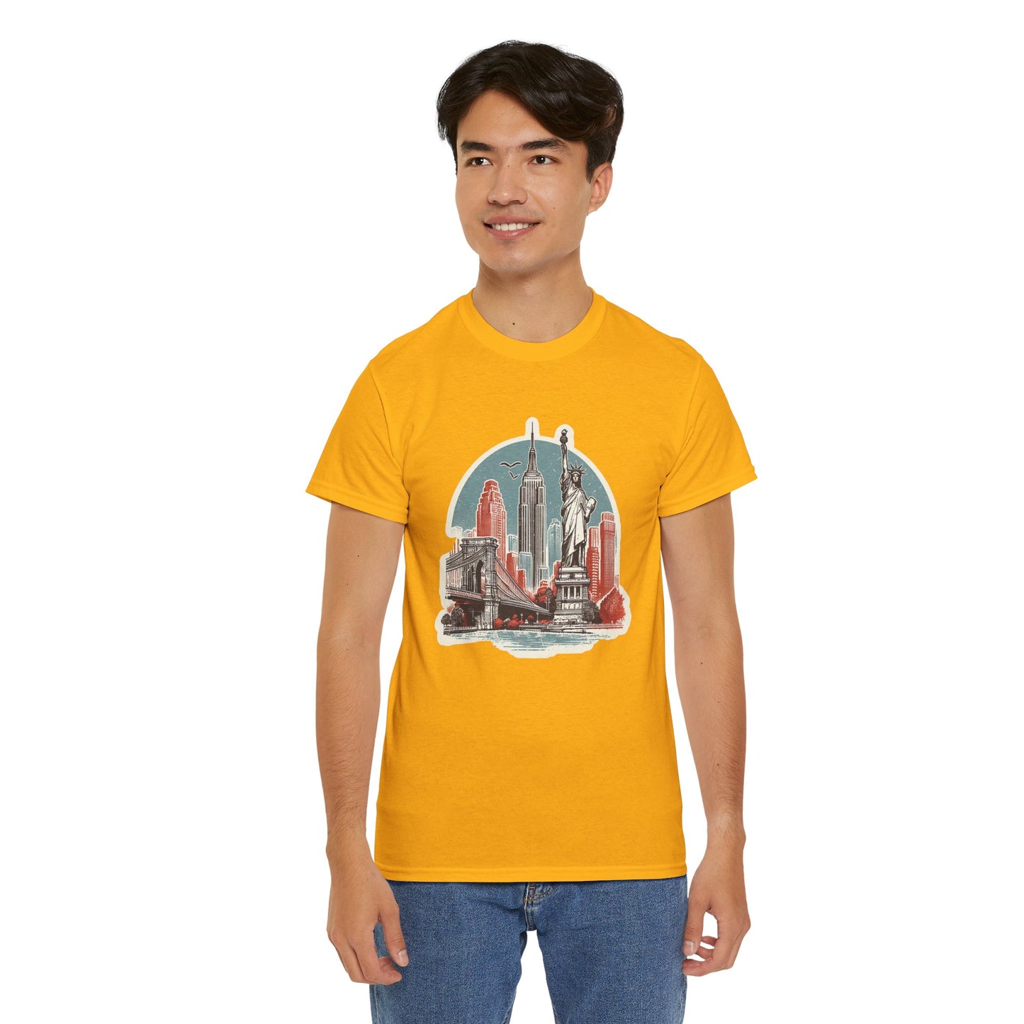 Statue of Liberty Unisex Heavy Cotton Tee