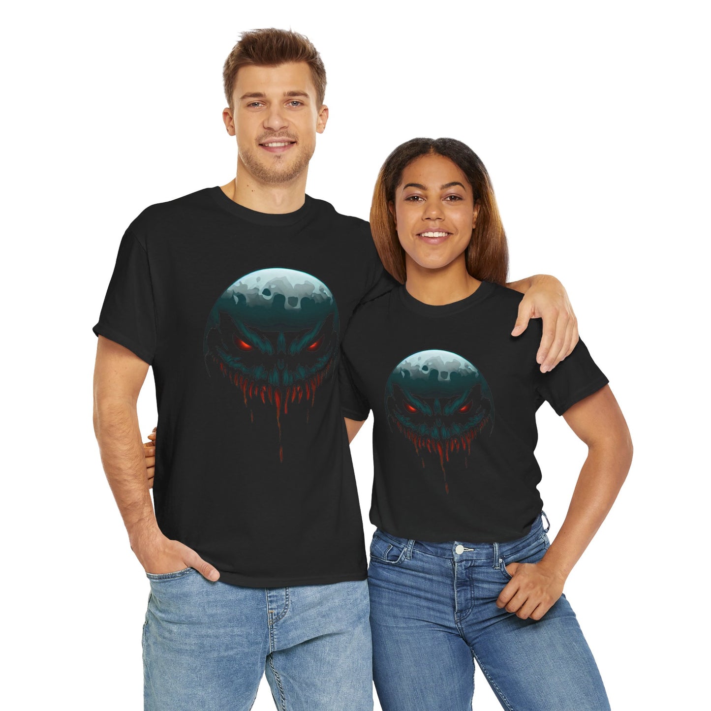 The Moon Unisex Heavy Cotton Tee