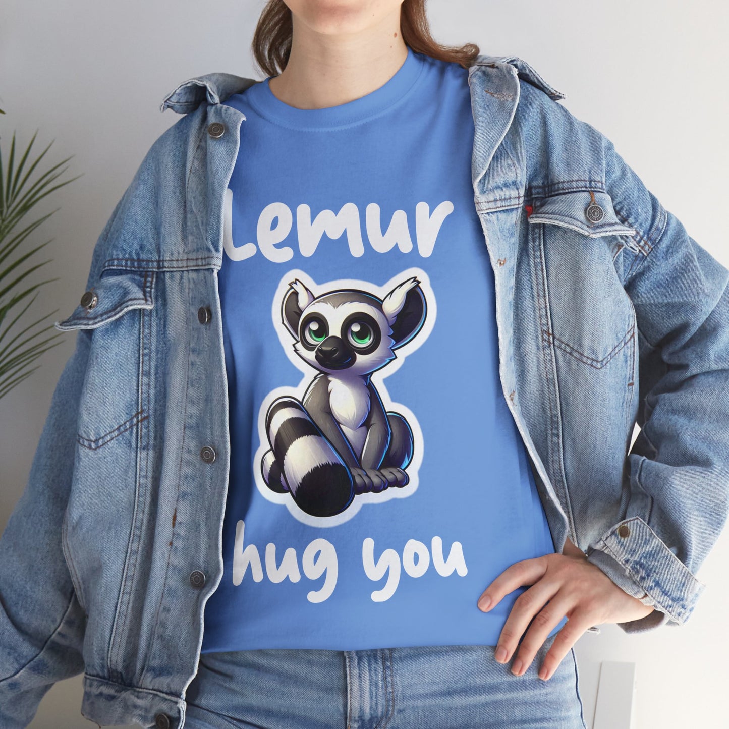Lemur Hug You Unisex Heavy Cotton Tee
