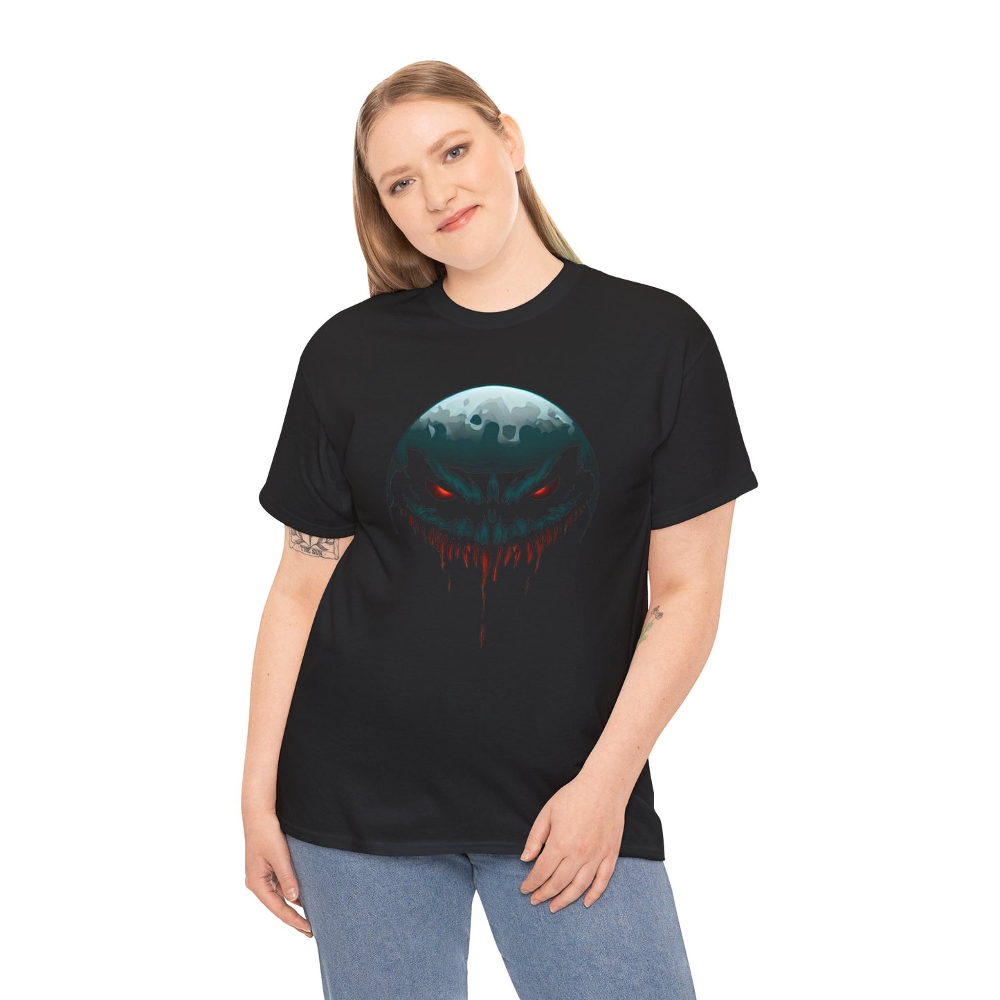 The Moon Unisex Heavy Cotton Tee