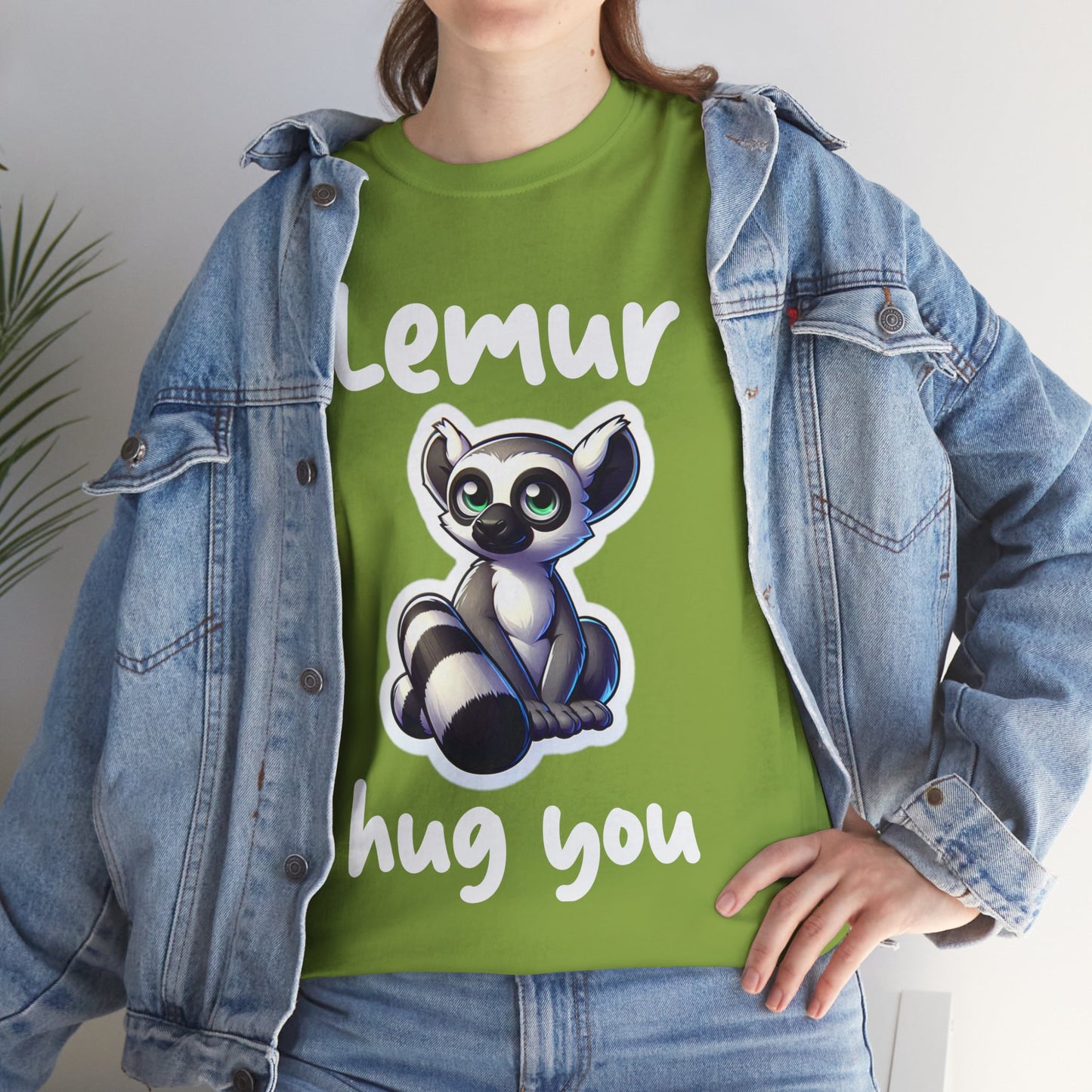 Lemur Hug You Unisex Heavy Cotton Tee