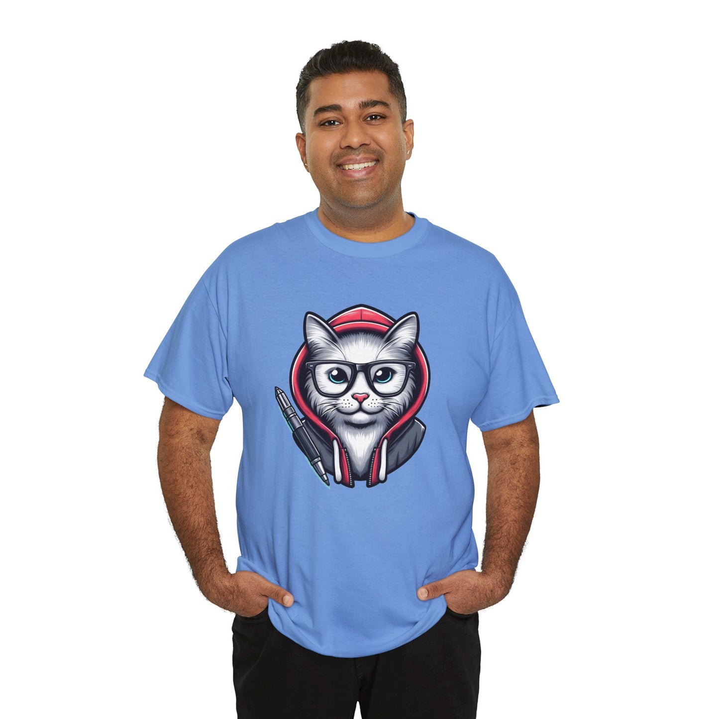 Miau back to school Unisex Heavy Cotton Tee