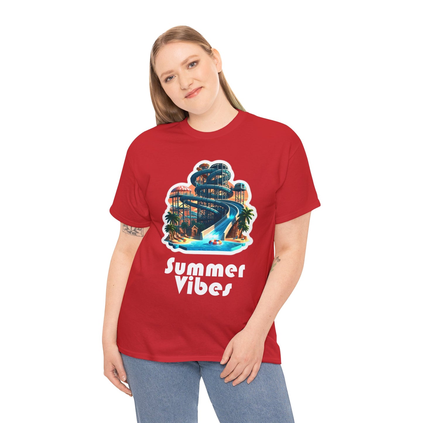 Summer Vibes Unisex Heavy Cotton Tee