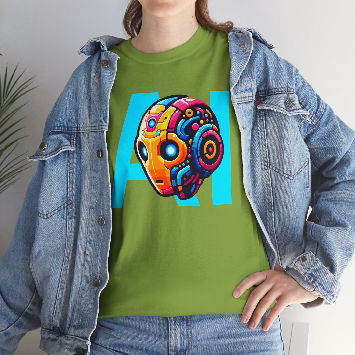 Artificial Intelligence Unisex Heavy Cotton Tee