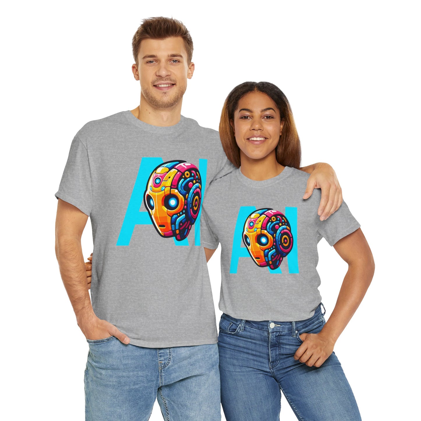 Artificial Intelligence Unisex Heavy Cotton Tee