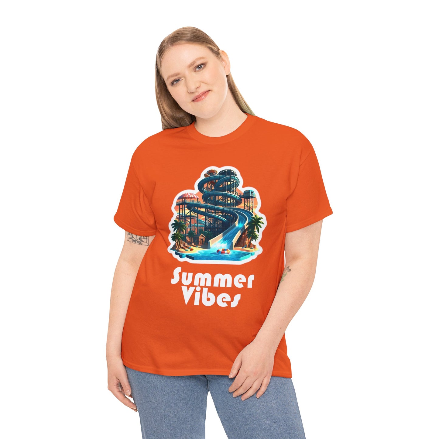 Summer Vibes Unisex Heavy Cotton Tee