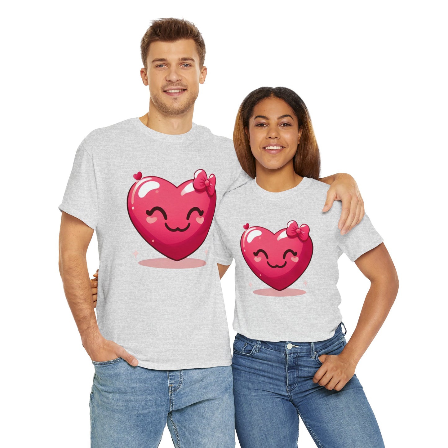 Heart Unisex Heavy Cotton Tee