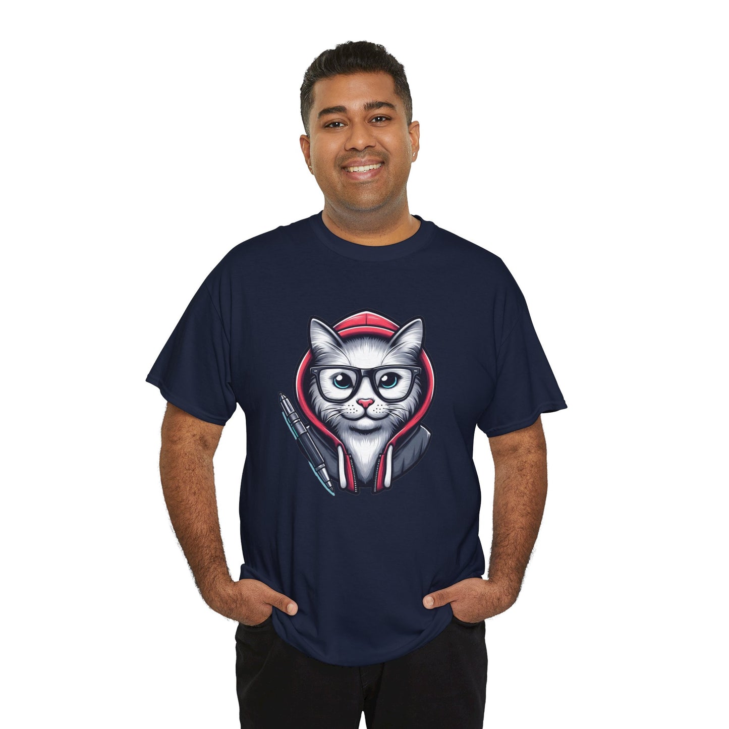 Miau back to school Unisex Heavy Cotton Tee