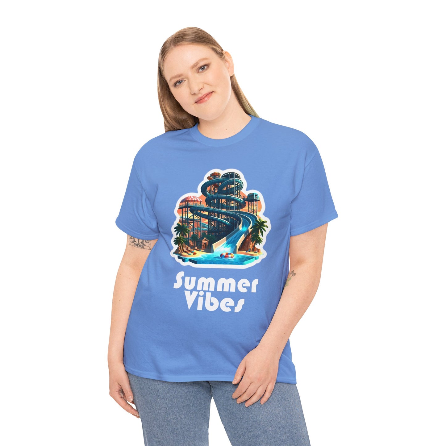 Summer Vibes Unisex Heavy Cotton Tee