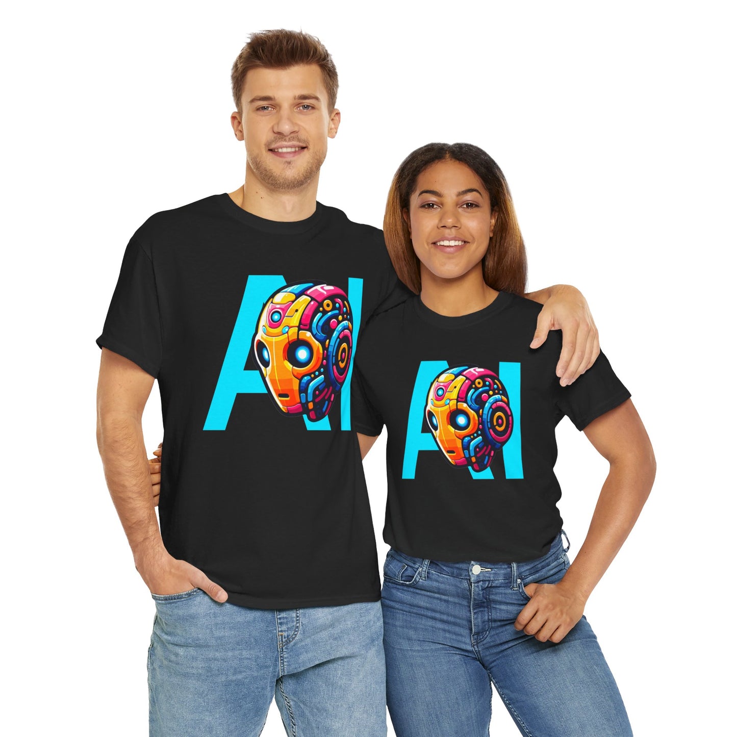 Artificial Intelligence Unisex Heavy Cotton Tee
