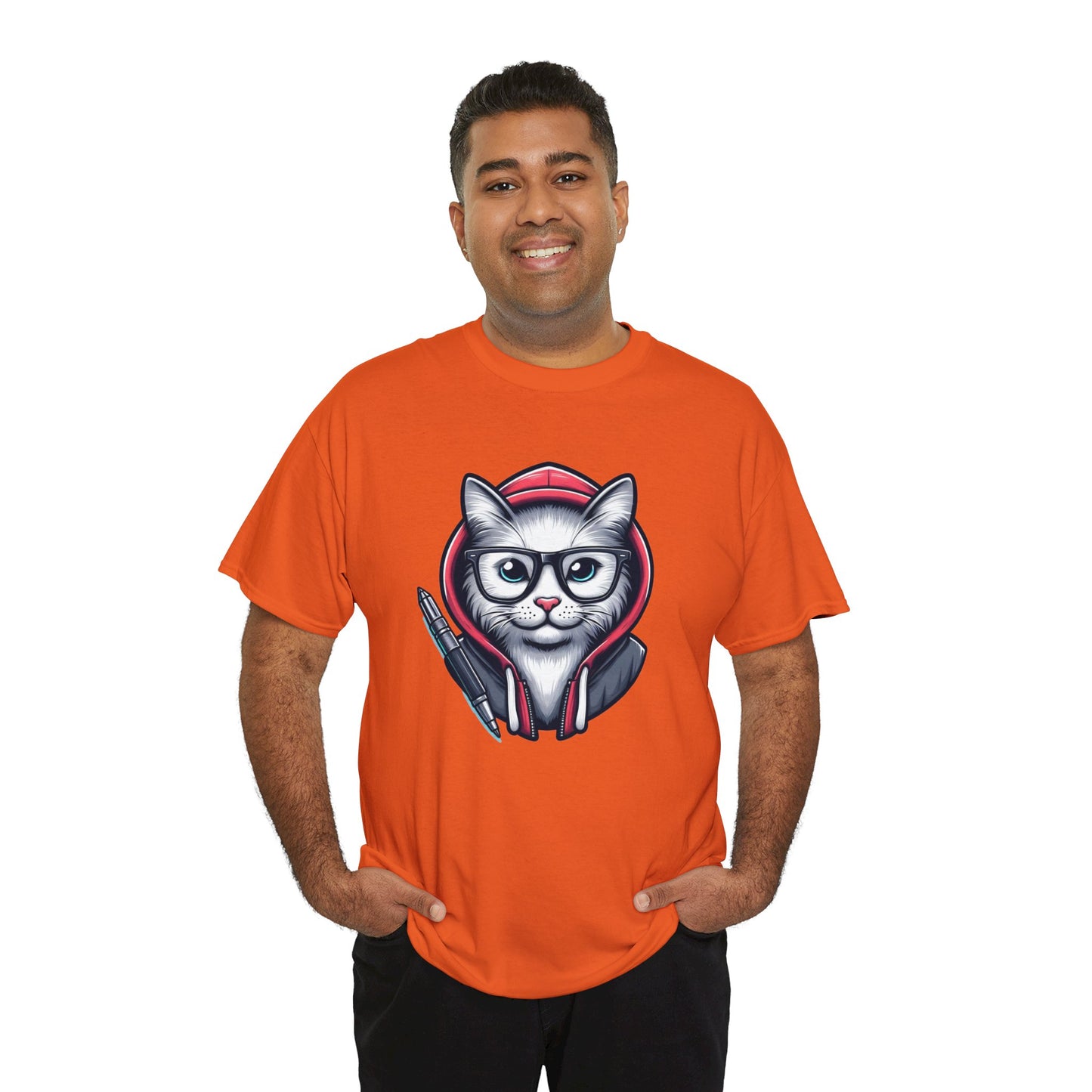 Miau back to school Unisex Heavy Cotton Tee