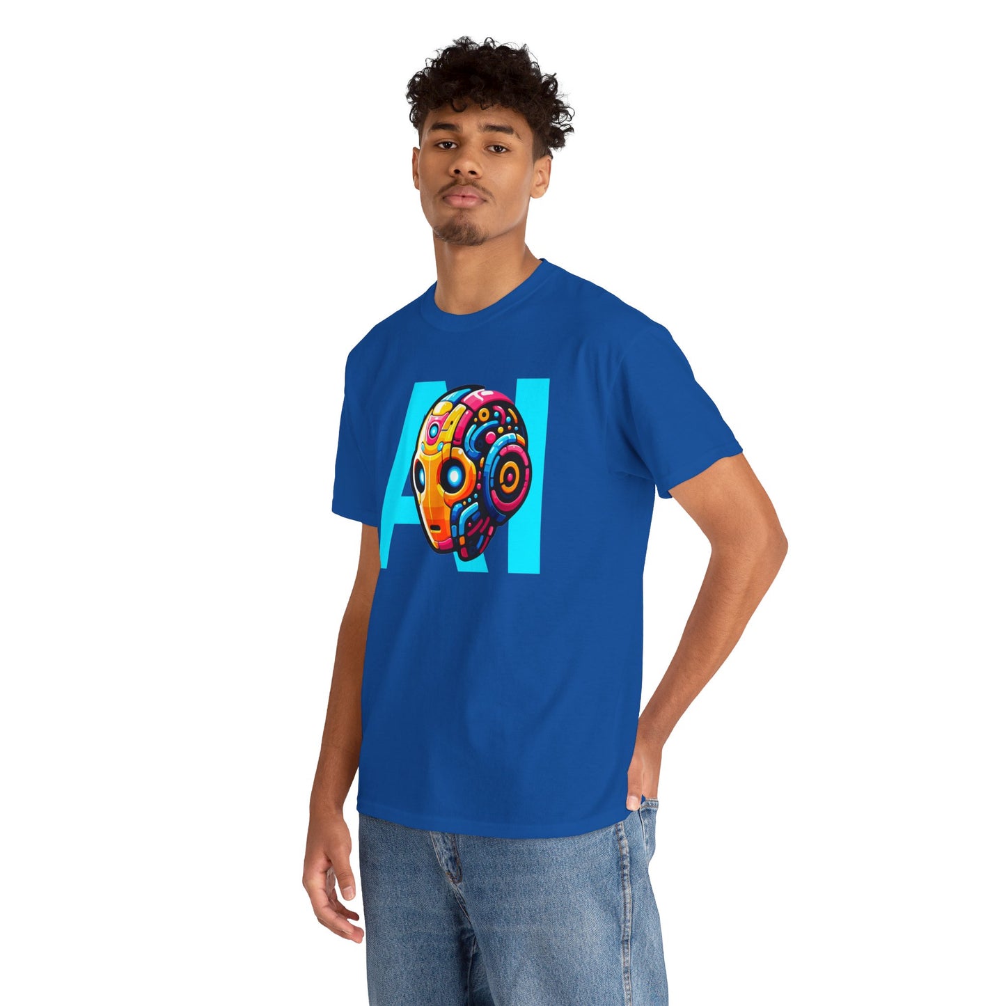 Artificial Intelligence Unisex Heavy Cotton Tee