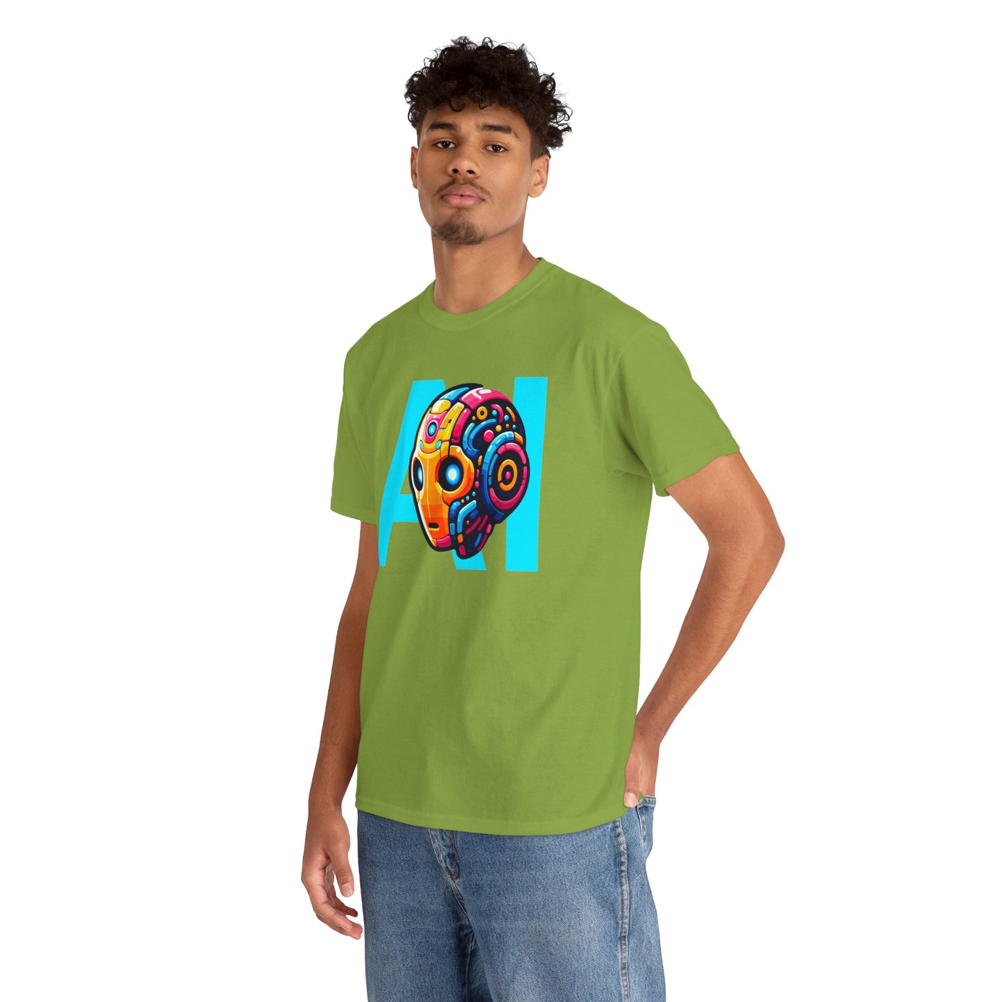 Artificial Intelligence Unisex Heavy Cotton Tee