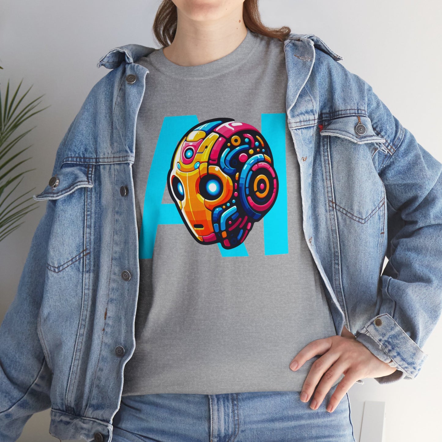 Artificial Intelligence Unisex Heavy Cotton Tee