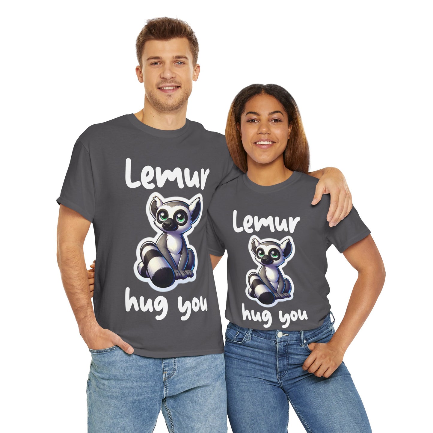 Lemur Hug You Unisex Heavy Cotton Tee