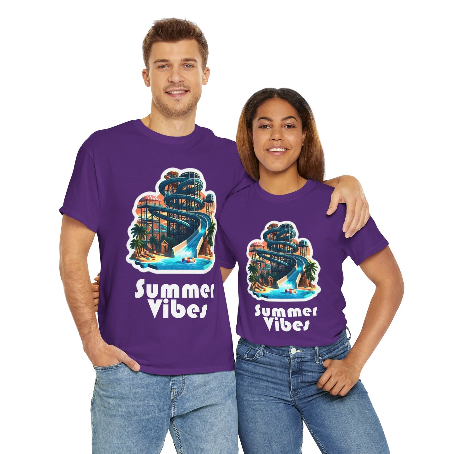 Summer Vibes Unisex Heavy Cotton Tee