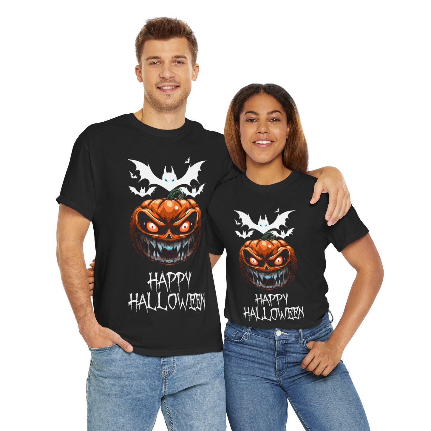 Happy Halloween Unisex Heavy Cotton Tee