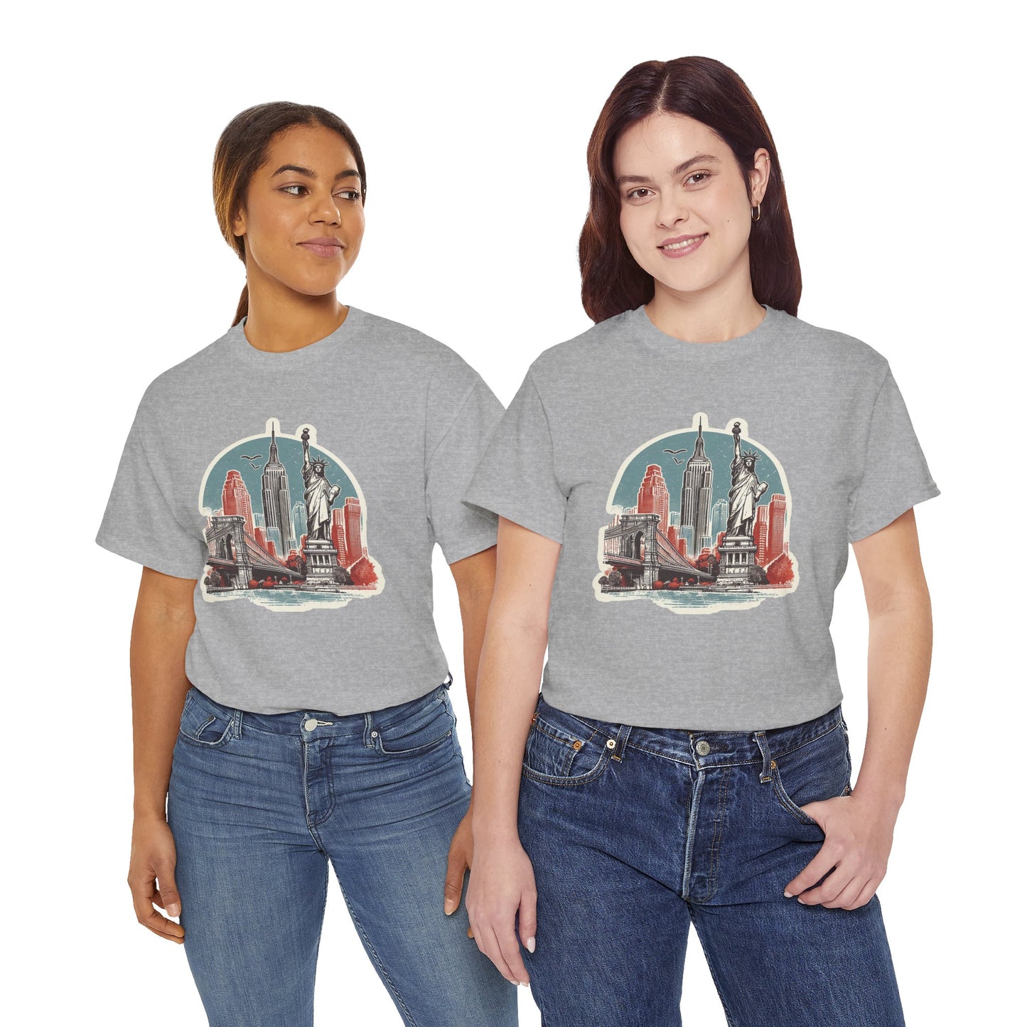 Statue of Liberty Unisex Heavy Cotton Tee