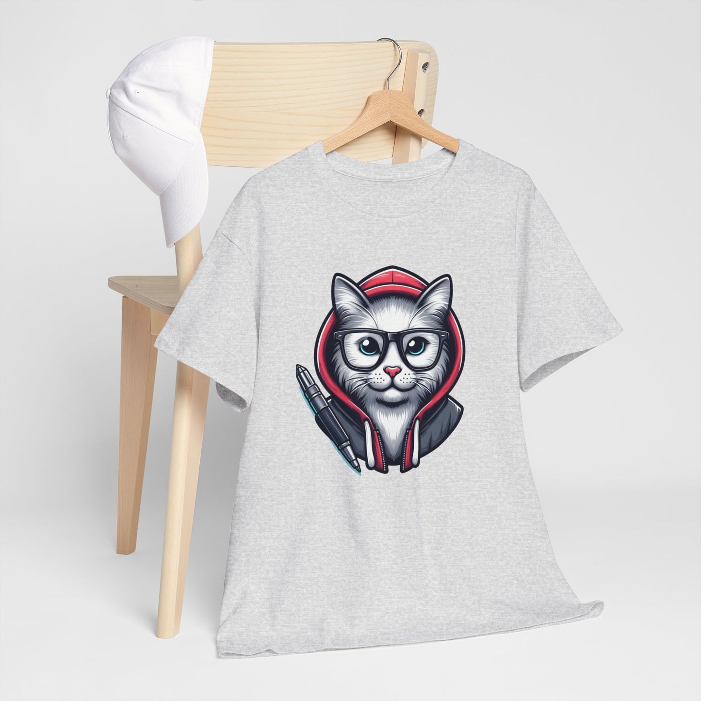 Miau back to school Unisex Heavy Cotton Tee
