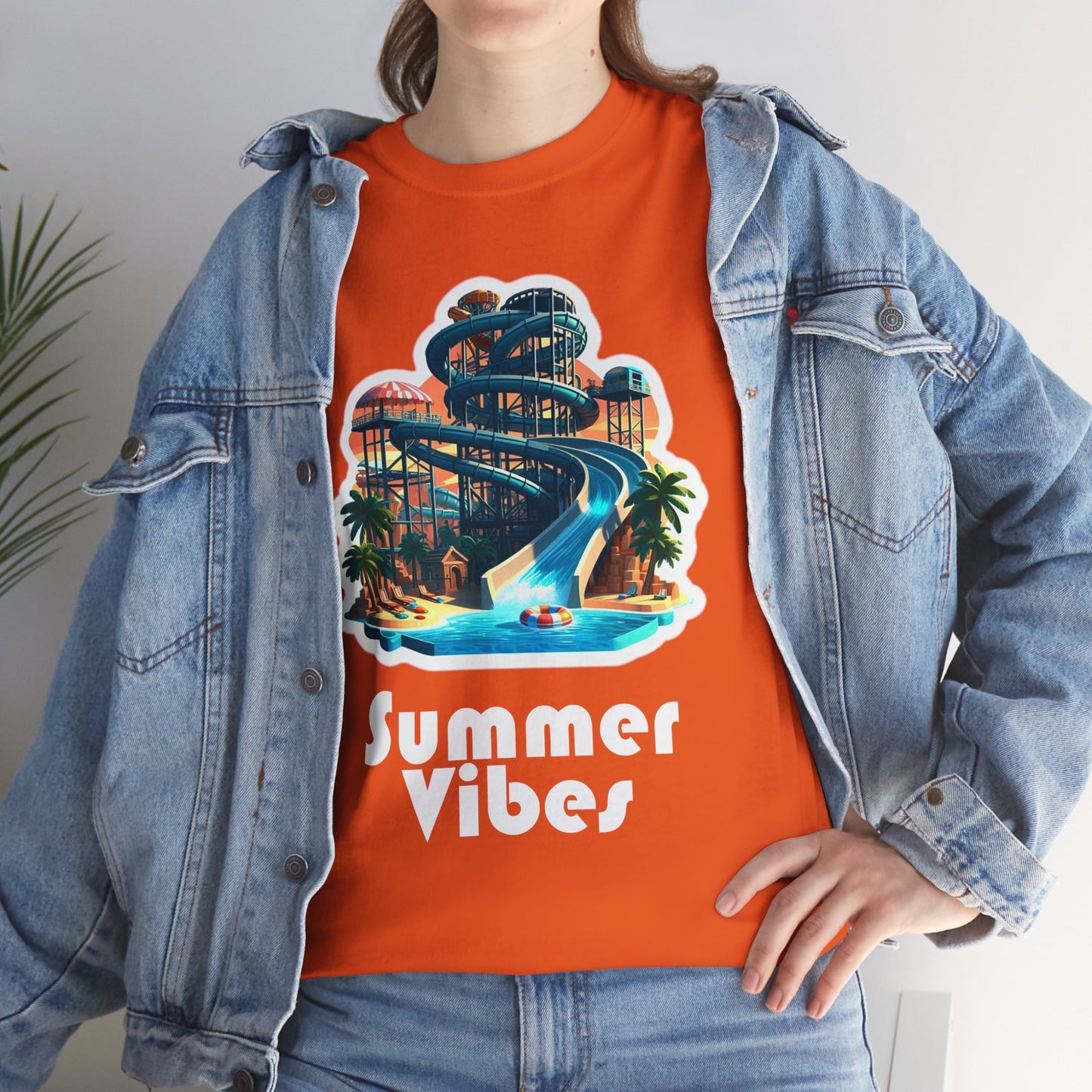 Summer Vibes Unisex Heavy Cotton Tee