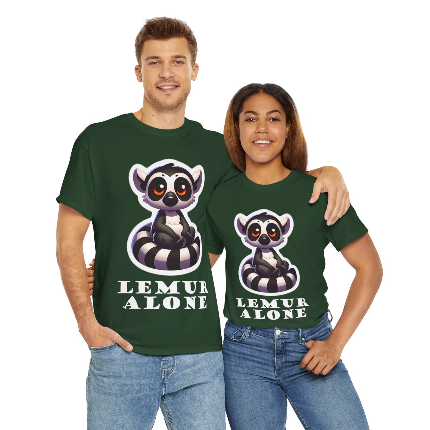 Lemur Alone Unisex Heavy Cotton Tee